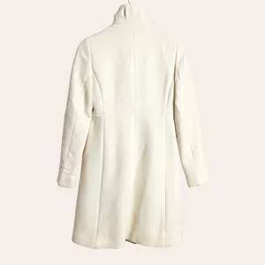 J.Crew Ivory Cream Wool Coat Size 0 thumbnail 5