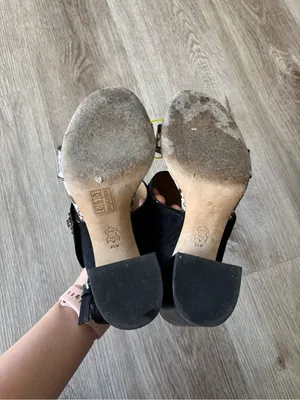 Tory Burch Kira Snakeskin Suede slingback S 8.5 thumbnail 14