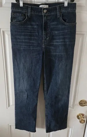 Abercrombie & Fitch 90s Straight Ultra High Rise Women Size 29 /8R Y2K Denim thumbnail 1