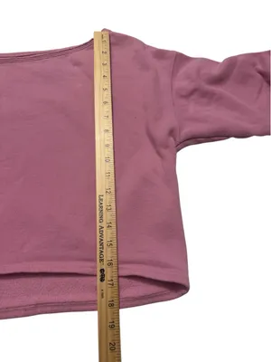 Hollister Dusty Mauve Cropped Sweatshirt thumbnail 5