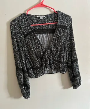 American Eagle Floral Top thumbnail 1