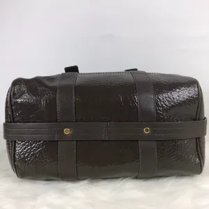 Marc by Marc Jacobs Leather Bag Totally Turnlock Shifty Satchel Gray Purse XBody thumbnail 10
