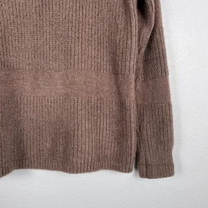 Stitches‎ & Stripes Brown Mock Neck Knit Pullover Sweater Size M thumbnail 3