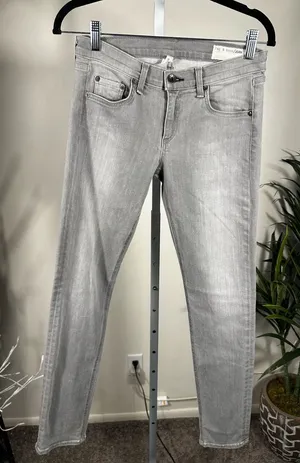 J130. Rag & bone slim fit Women’s Grey Jeans thumbnail 1