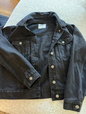 Black Denim Jacket thumbnail 1