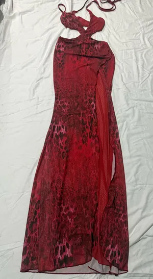 Dolls Kill Unholy Untamed Love Print Maxi Dress thumbnail 1