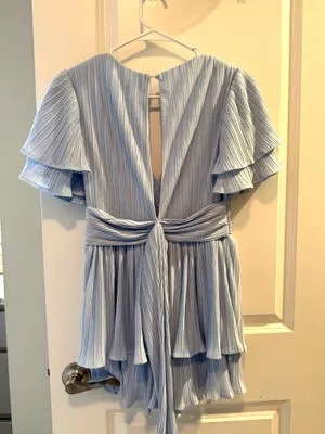 Lena Boutique Romper Blue thumbnail 4