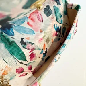 Nanette Lepore Wallet Floral Watercolor Keychain Mini Card Holder Romantic Fairy thumbnail 6