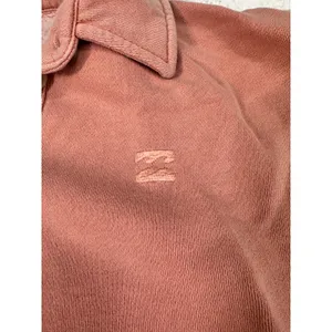 Billabong Polo Pullover Sweatshirt XS Dusty Rose Pink Collared Y2K Surf thumbnail 4