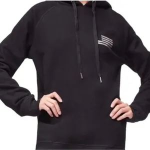 Good American NWT Black Oversize Large Back Logo Pull Over‎ Hoodie size 0/0 thumbnail 1