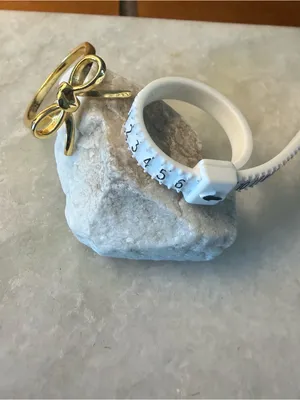Bow Ring S925 Gold Plated Size 6.5 thumbnail 6
