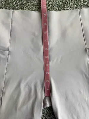 Offline by Aerie Real Me High Waisted Pocket Bike Shorts Pink Large thumbnail 4