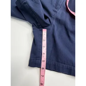 Flawed Lauren Ralph Lauren Navy Blue Chino Shorts‎ 100% cotton country club thumbnail 4