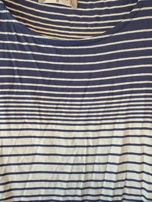 NWT M Altar'd State blue & White Striped Tank sleeveless and flowy dress or top thumbnail 3