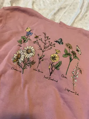 Cold crush be the change floral hoodie thumbnail 4