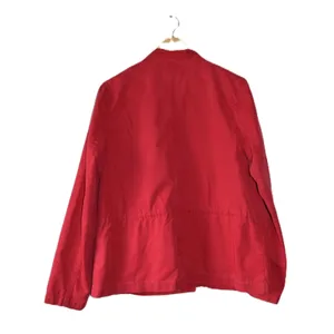 Gap Utility Jacket Womens Large Red Excellent Cotton Field Drawstring Waist thumbnail 4