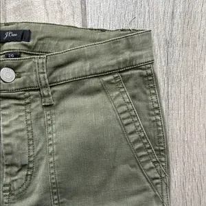 J. Crew Women's Olive Straight Leg Pants thumbnail 3