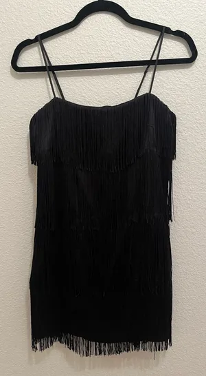 Abercrombie and Fitch Fringe mini dress thumbnail 1