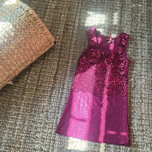 Sugar & Spice Vintage Pink Sequenced Tank Size Medium thumbnail 5
