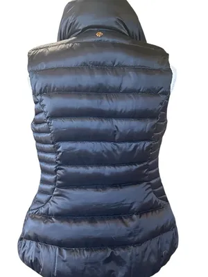 Lilly Pulitzer Black Quilted Down Puffer Vest thumbnail 4