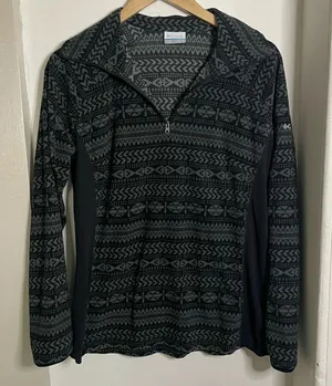 Columbia‎ Patterned Fleece Quarter Zip Pullover thumbnail 1