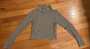 Brandy Melville Striped Turtleneck thumbnail 1