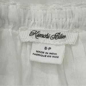Kimchi Blue Olivia Smocked Midi Dress Small White Ribbon Milkmaid Cottagecore thumbnail 10
