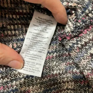Madewell Rainbow Knit Puff Shoulder Crew Neck Sweater Womens S Boho Fall Cozy thumbnail 8