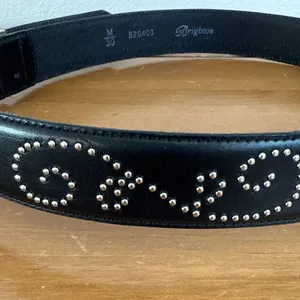 Brighton Belt Black Leather Studded Detail Women Size‎ M-30 B20403 thumbnail 3