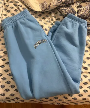 Comfort Colors Varsity Logo Sweatpants. Paris Blue / M thumbnail 1