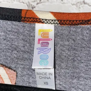 NWT Lularoe Irma XS Football Print Tunic High Low‎ Buttery Soft thumbnail 3