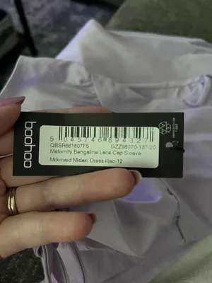 Boohoo Maternity Lilac Dress thumbnail 2