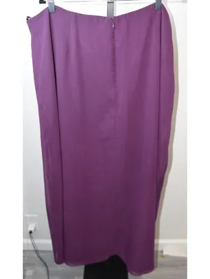 Alfred Angelo Purple Grape Maxi Formal Skirt 26W Prom Formal Whimsigoth thumbnail 2