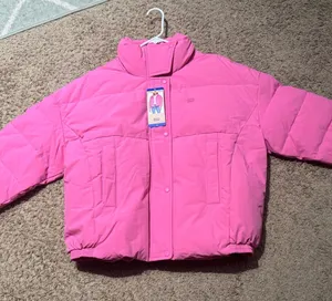 Levi's Bright Pink Women's Puffer Jacket thumbnail 1