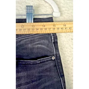 Dear John Rosie Flare‎ Jeans Womens 28 Raw Hem Distressed Black Whimsygoth thumbnail 7