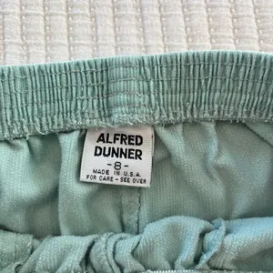 Alfred Dunner Vintage Seafoam Green Women's Corduroy Pants Made in USA Size 8 thumbnail 7