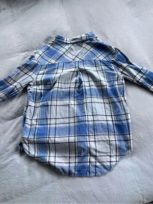 Urban Outfitters Blue & White Flannel thumbnail 2