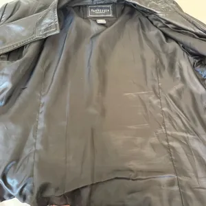 Van Heusen Women Leather Jacket XL Black Zip Up Mock Neck Moto Minimalist Moto thumbnail 9