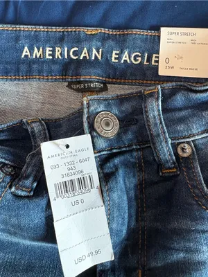 American Eagle Midi Cuffed Dark Blue Shorts Stretch Low Rise Women’s Size 0 NWT thumbnail 2