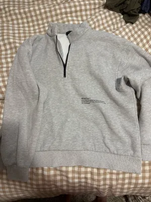 White Fox Boutique Oversized Quarter Zip thumbnail 1