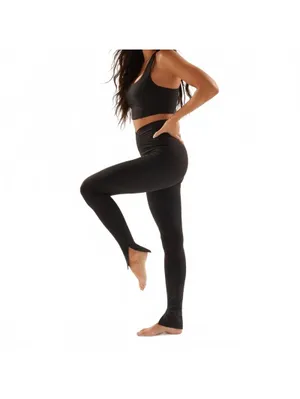 PacSun 1980 PAC WHISPER Active Side Slit Crossover Yoga Pants Black NWT XS thumbnail 3