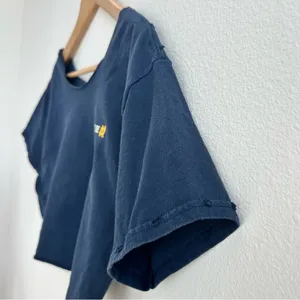 Notre Dame Football Off the Shoulder Crop Top thumbnail 3