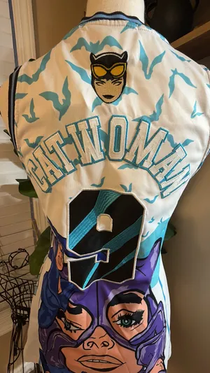 DC Comics Catwoman Graphic Tank Top - Blue/White thumbnail 8