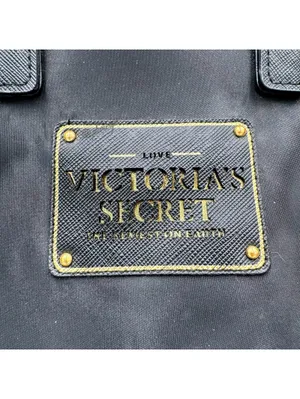 Victoria's Secret Women.s Y2K LOVE Sexiest On Earth Black Pink Satchel Purse Bag thumbnail 2