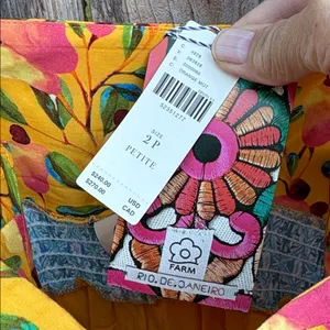 NWT Anthropologie Farm Rio Anjou Maxi Dress Size 2 Petite Retail $240.00 thumbnail 10