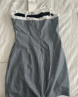 ZARA Gingham Dress thumbnail 3
