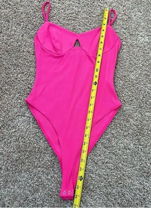 Forever 21 Ribbed Cutout Bodysuit thumbnail 3