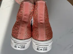 Converse Women’s Sneaker Chuck Taylor Lift Platform Hi Gold Shimmer US8.5 thumbnail 7