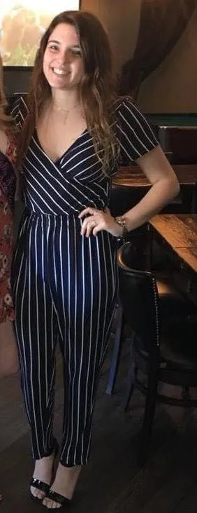 Striped Jumpsuit thumbnail 1