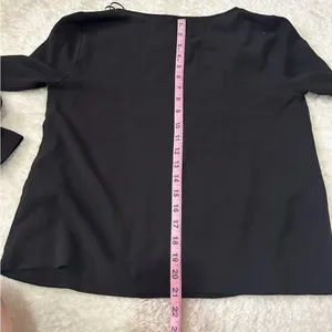 Zara trafaluc women’s medium black blouse thumbnail 4